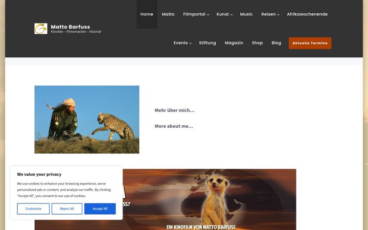 Screenshot of matto-barfuss.com