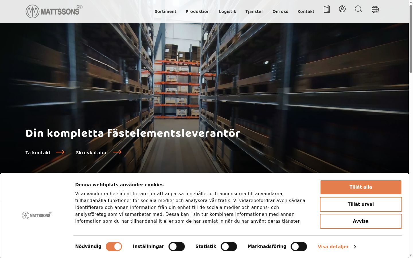 Screenshot van de toestemmingsbanner zoals getoond vóór enige interactie