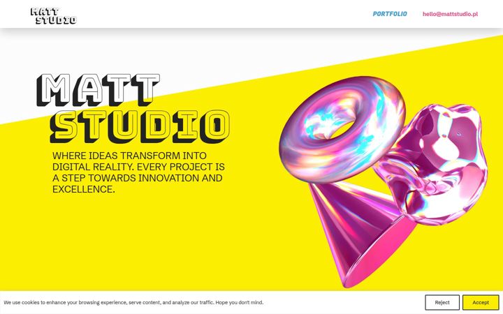 Screenshot of mattstudio.pl