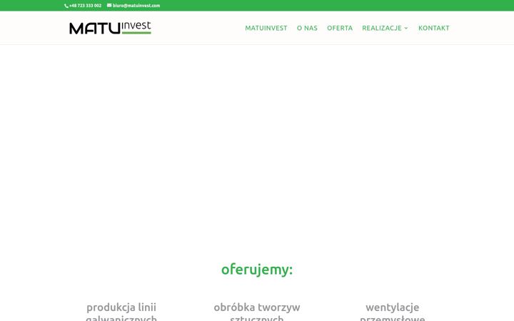 Screenshot of matuinvest.com