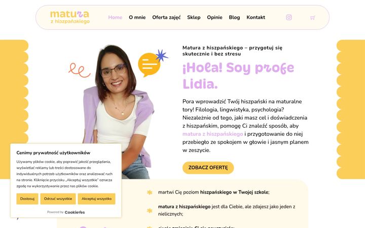 Screenshot of maturazhiszpanskiego.pl