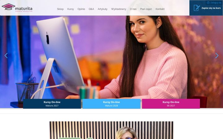 Screenshot of maturita.pl