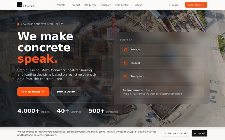 Screenshot of maturix.com