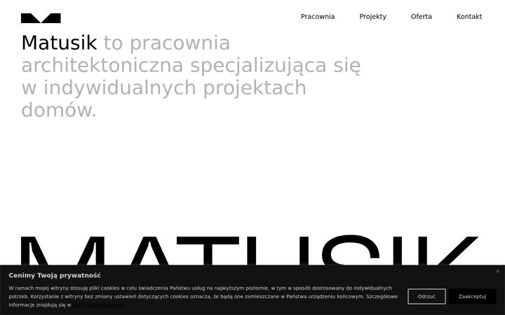 Screenshot of matusikstudio.pl