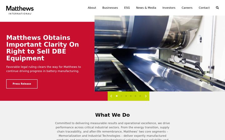 Screenshot of matw.com