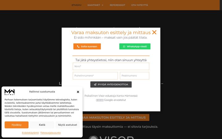 Screenshot van matway.fi