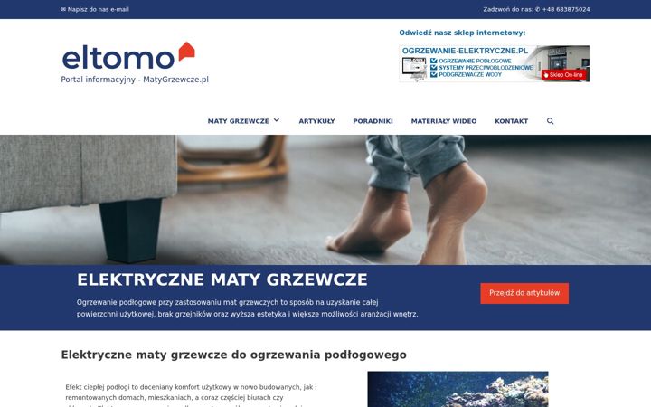 Screenshot of matygrzewcze.pl