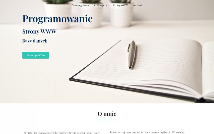 Screenshot of matyjasz.com