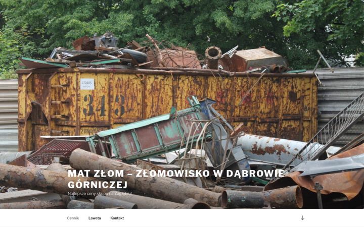 Screenshot of matzlom.pl