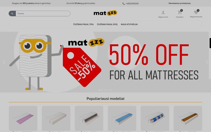 Screenshot of matzzz.lt