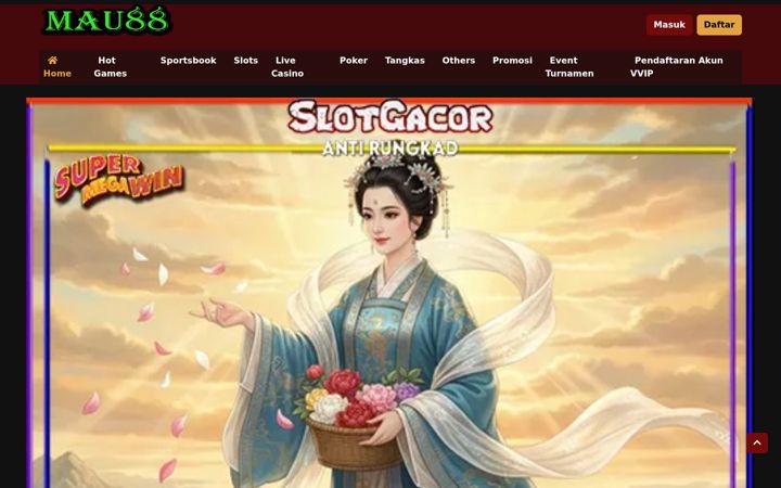 Screenshot of mau88slot.com