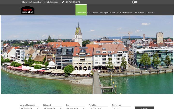 Screenshot of maucher-immobilien.com