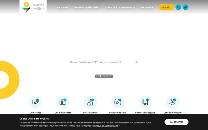 Screenshot of mauges-sur-loire.fr