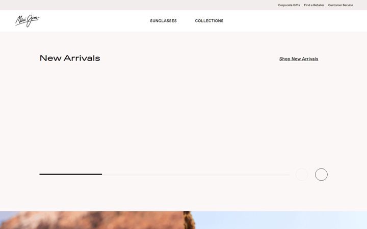 Skärmbild av mauijim.com