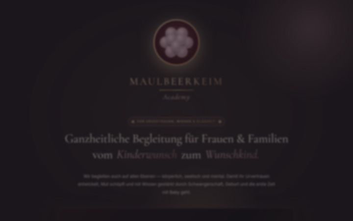 Screenshot of maulbeerkeim.com