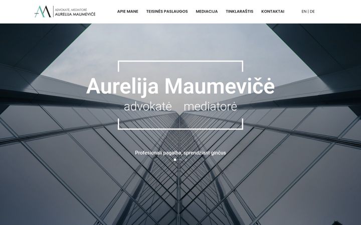 Screenshot of maumevice.lt