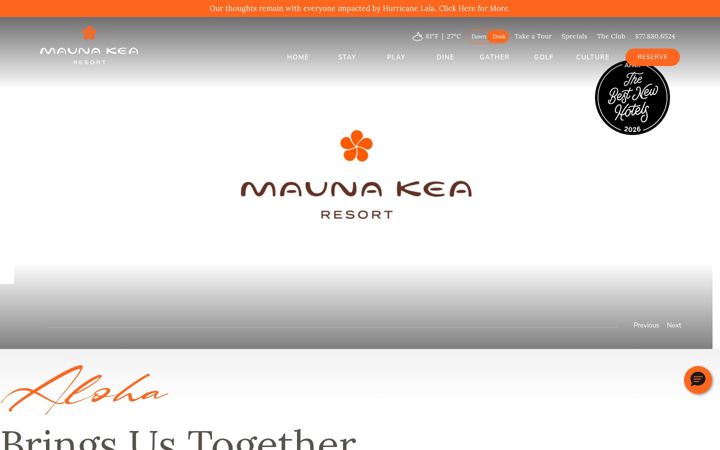 Screenshot of maunakearesort.com
