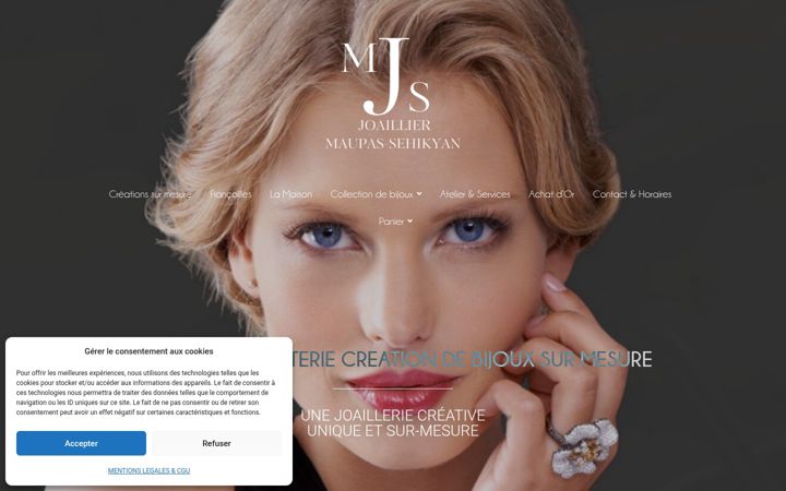 Screenshot of maupas-sehikyan.com