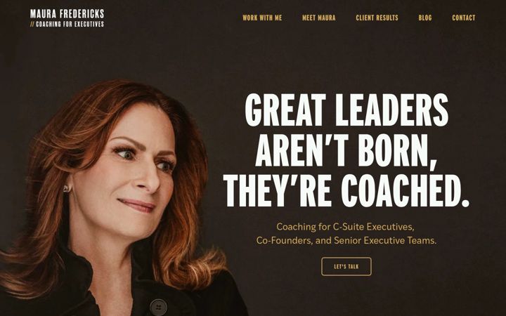 Screenshot of maurafredericks.com