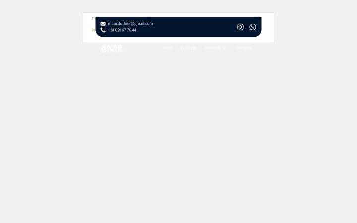 Screenshot of mauraluthier.com