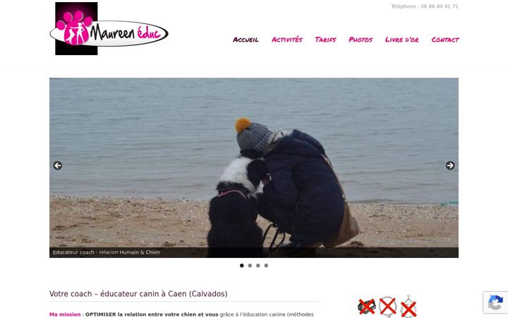 Screenshot of maureen-educ.com