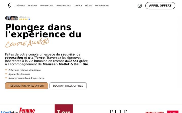 Screenshot of maureenmellet.com