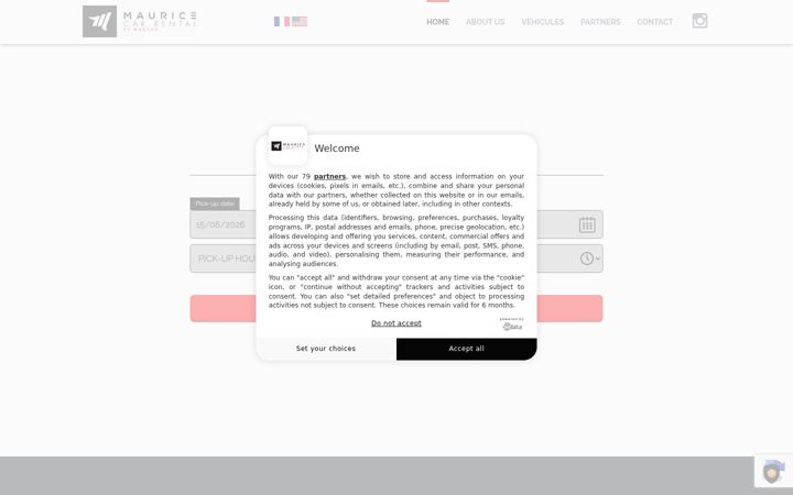 Screenshot of mauricecarrental.com