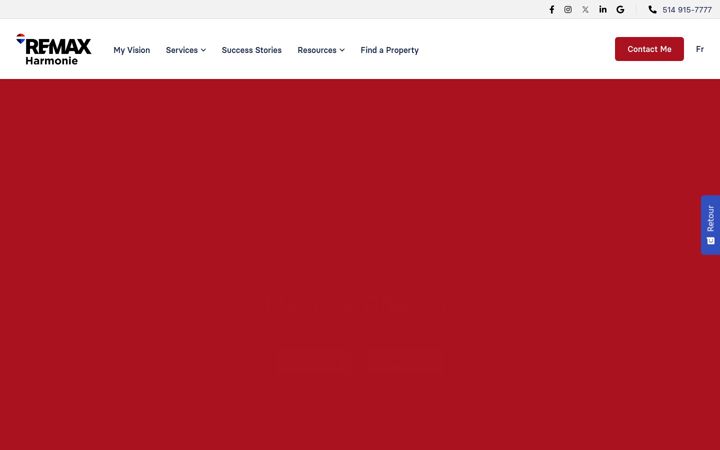 Screenshot of mauricecharron.com