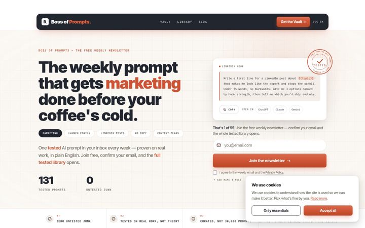 Screenshot of mauricegreenland.com