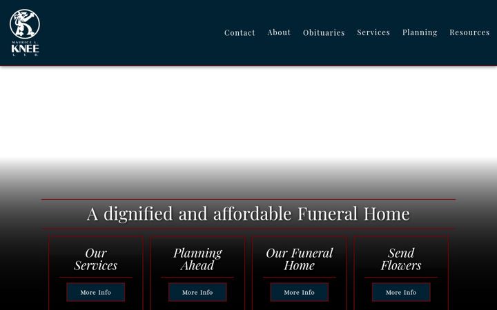 Screenshot of mauricelkneeltd.com