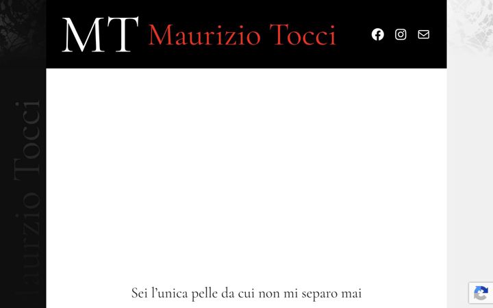 Screenshot of mauriziotocci.it