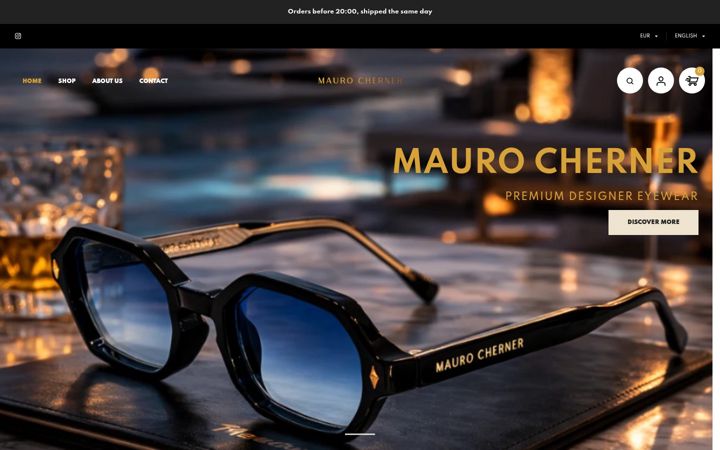 Screenshot of maurocherner.com