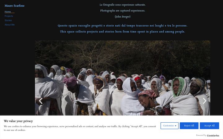 Screenshot of mauroscarfone.com