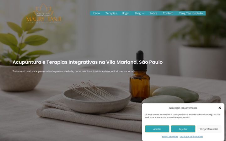 Screenshot of maurytanji.com.br