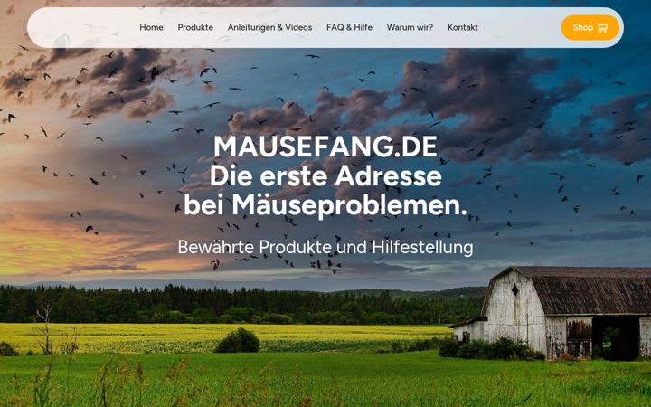Screenshot of mausefang.com