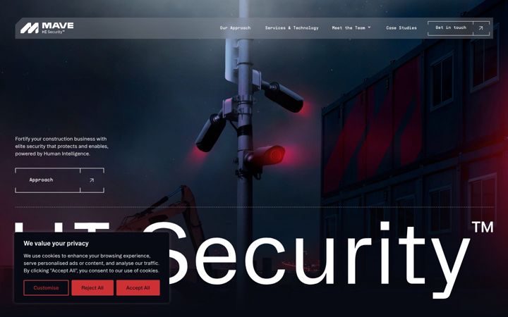 Screenshot of mave-ltd.com