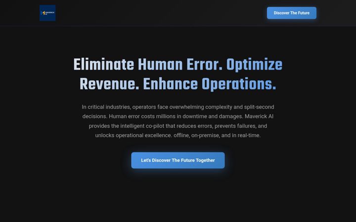 Screenshot of maverickai1p.com