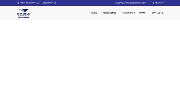 Screenshot of maverickexpresscarriers.com