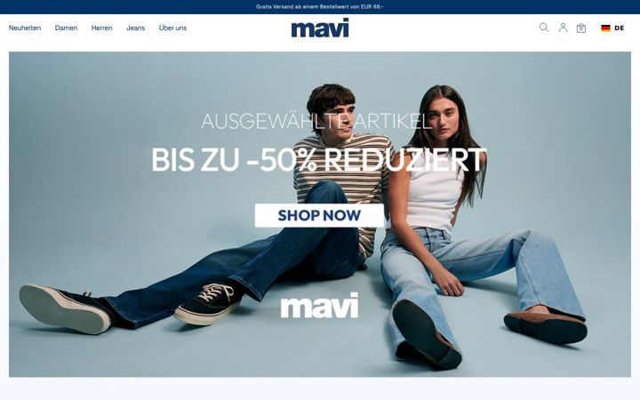Ekrānuzņēmums no mavi.com
