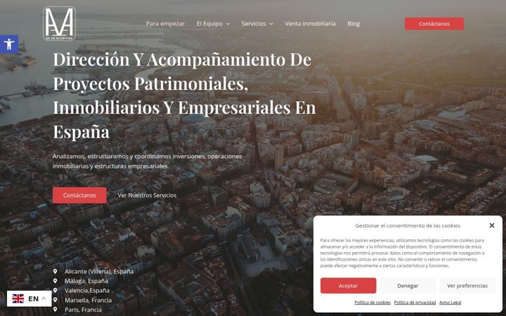 Screenshot of mavieenespagne.com