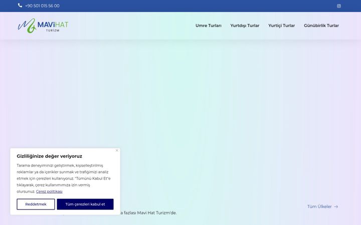 Screenshot of mavihattur.com