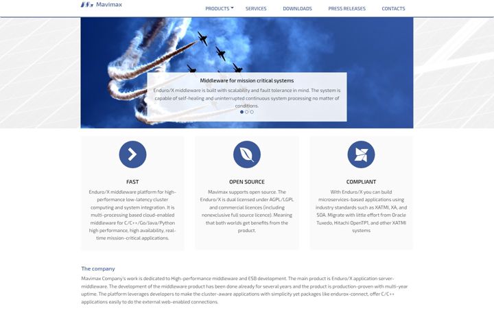 Screenshot of mavimax.com