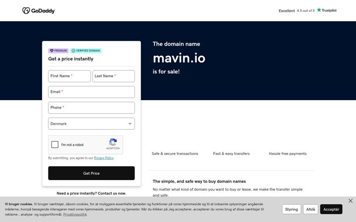 Screenshot of mavin.io