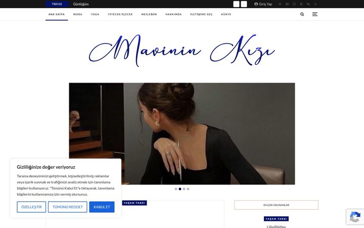 Screenshot of mavininkizi.com