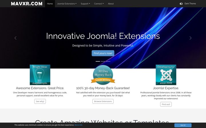 Screenshot of mavrosxristoforos.com