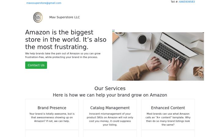 Screenshot of mavsuperstore.com
