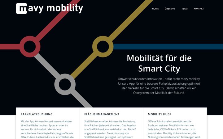 Screenshot of mavy.de