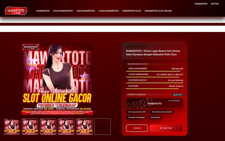 Screenshot of mawarbalap.com