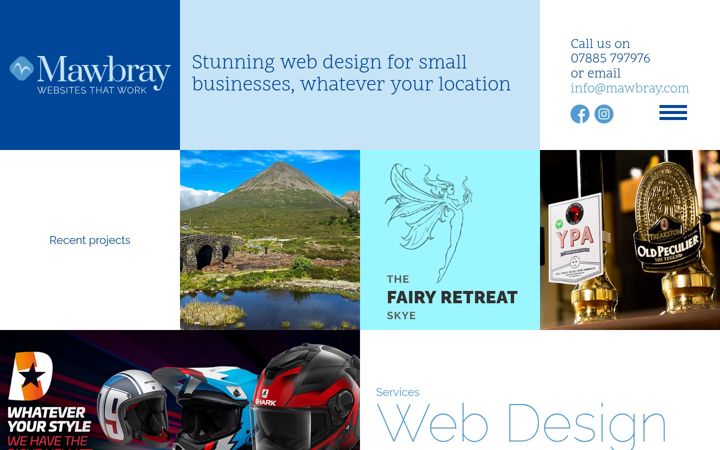 Screenshot of mawbray.com