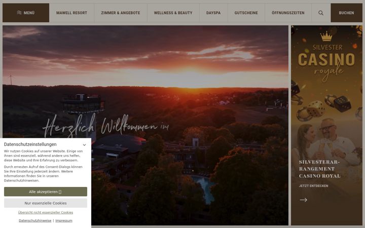 Screenshot of mawell-resort.de